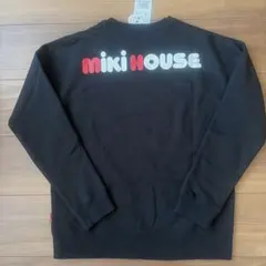 新品タグ付き★miki HOUSE スウェット Sサイズ　大人用　ブラックのサムネイル
