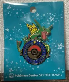 ポケモンセンタースカイツリータウン♦︎ロゴピンズ、クリアファイル、非売品ノベルティ ポケモンセンタースカイツリータウン♦︎ロゴピンズ、クリア