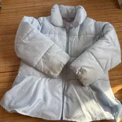 水色 ダウンコート