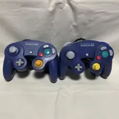 ゲームキューブ　コントローラー　 バイオレット　2個セット