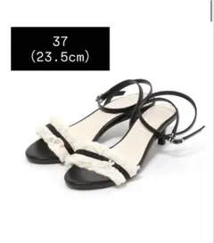 ANDMARY Natalie frill mule high 37 - メルカリ