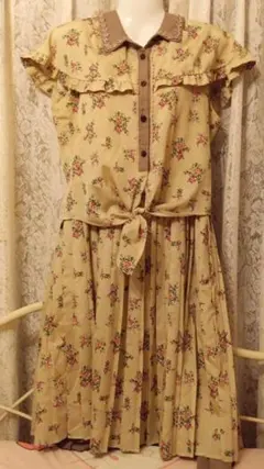 axes femme 花柄 半袖 ブラウス キャミワンピース２ウェイタイプ