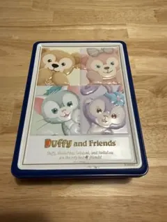 【ディズニーシー限定】ダッフィー＆フレンズ クッキー缶 空缶 小物入れ
