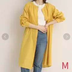 SHOO・LA・RUE（シューラルー）マスタード 七分袖 シャツワンピース