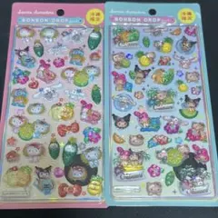 【正規品】沖縄限定 サンリオボンボンドロップシール 2枚セット