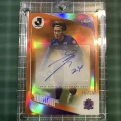 東俊希 直筆サインカード Topps Chrome Jリーグ