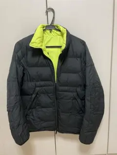 Nike ダウンジャケット ブラック/ライム　リバーシブル