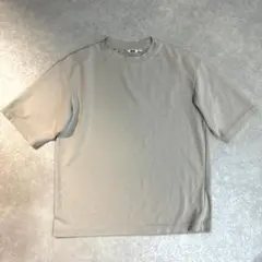 ユニクロユー　UNIQLO U エアリズムコットンオーバーサイズTシャツ　5分袖