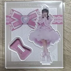 fruitszipper 仲川瑠夏　アクリルスタンド　アクスタ　東京ドーム 仲川瑠夏 リボンファー アクスタ FRUITS ZIPPER 東京ドーム - メルカリ