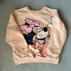 H＆Mミニー・マウス スパンコール付トレーナー 130