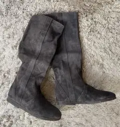 未使用 オデットエオディール スエード ブーツ