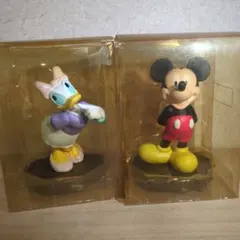 Disney　ミッキー&デイジー　フィギュア セット　セガ　レトロ　非売品