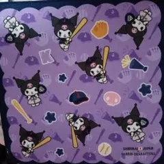 m*★様 タイトーくじ　侍ジャパン　サンリオ　ハンドタオル　クロミちゃん