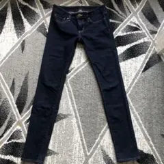 GU スキニーデニム ダークブルー