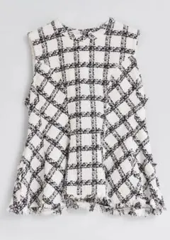 Herlipto Vol.1 Check Tweed Peplum Top - メルカリ