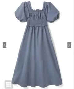 ベージュ ロングワンピース