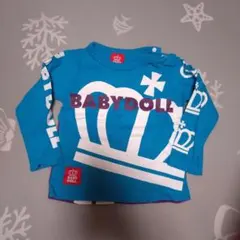 BABYDOLL 長袖Tシャツ 80サイズ 青