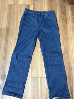 Wrangler ダークブルー ストレートレッグデニム