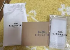 COACH 長財布の箱と袋