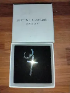 ジュスティーヌクランケJUSTINE CLENQUET シルバー クロス 片耳用