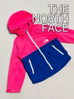 THE NORTH FACE フード付きジャケット ピンク/ネイビー　110