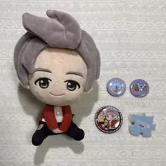 【BTS】ぬいぐるみ　缶バッジ　パズルクリップ　RM KOYA