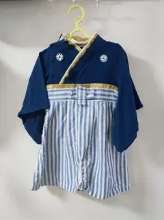 スウィートマミー 袴ロンパース ベビー服 ネイビー 80