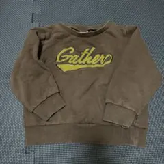 petit main トレーナー 小さめ110車 男の子 長袖 バックプリント
