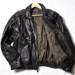 90s オールドバナナリパブリック レザージャケット ライダースジャケットのサムネイル
