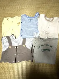 ベビー服 ロンパース まとめ売り 5枚セット　70cm