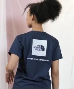 THE NORTH FACE ショートスリーブ バック スクエア ロゴ Tシャツ