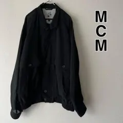 MCM シアーブルゾン　ブラック　ジャケット　Lサイズ　透け感　美品のサムネイル