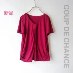 新品 CDEC COUPdeCHANCE/クードシャンス ヒョウ柄カットソー38のサムネイル