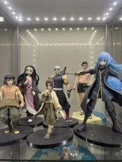 ［まとめ売り］フィギュア6体セット（鬼滅、コナン、転スラ）