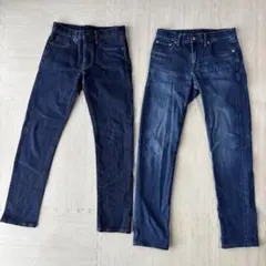 ユニクロ　デニム　ウエスト28（70cm）