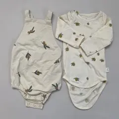 konges sløjd レモンプリントロンパース　6-9M