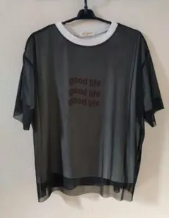 しまむら チュール付Tシャツ