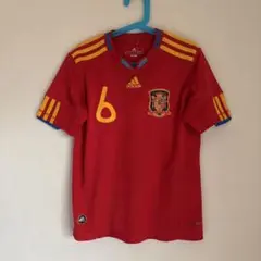 adidas スペイン代表 イニエスタ 6番 バルセロナ ユニホーム キッズ