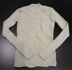 LAGUNAMOON リブニット ハイネック 長袖トップス ミントグリーン 緑