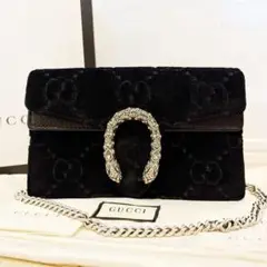 美品　GUCCI グッチ　ワンショルダーバッグ　デュオニュソス　オールレザー GUCCI グッチ ショルダーバッグ ディオニュソス ツイード/レザー