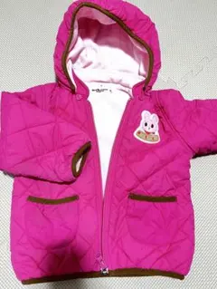 ミキハウス ホットビスケッツ コート サイズ80 ピンク