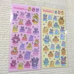 未開封・新品【即日発送】2枚セット／キラフチ樹脂もりシール　ロディ×サンリオ
