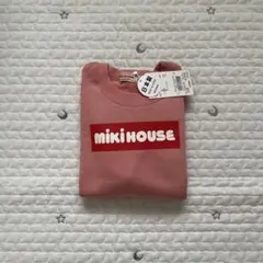 最終値下げ。　新品　ミキハウス　トレーナー　ピンク　110のサムネイル