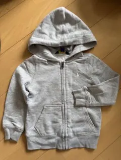 POLO RALPH LAUREN グレー フード付きパーカー 4T