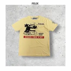 フェリックス・ザ・キャット アメコミ ベロアロゴ 半袖 Tシャツ 胸ポケット Mのサムネイル