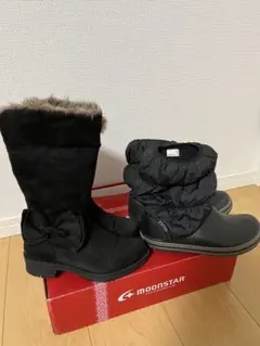 クロックス長靴w6 & ブーツ21センチ　2足セット