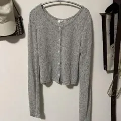 breeny グレー 長袖カーディガン