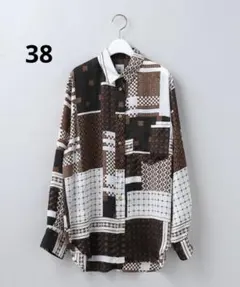 6 ROKU PATTERN BLOCK SHIRT パターンブロックシャツ