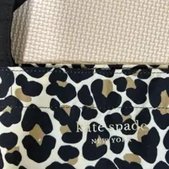 kate spade ヒョウ柄エコバッグ
