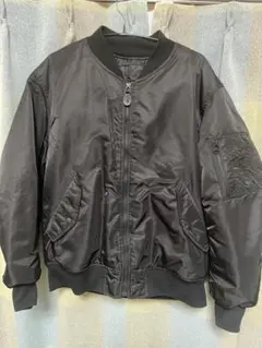 MA-1スタイル 黒ジャケット